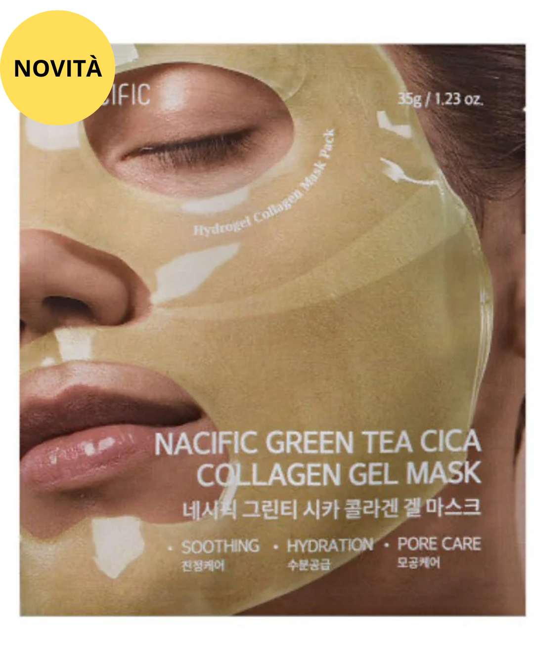 Green Tea Cica Collagen Gel Mask